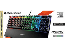 Charger l&#39;image dans la galerie, STEELSERIES Clavier gaming Mécanique Apex Pro AZERTY Noir (64628)
