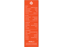 Charger l&#39;image dans la galerie, STEELSERIES Souris Gaming Rival 3 Gen 2 Black
