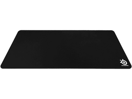 Tapis de souris rectangulaire noir avec le logo 