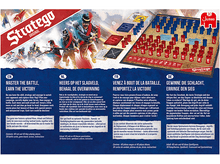 Charger l&#39;image dans la galerie, Une boîte et un plateau de jeu de société Stratego sont affichés. Du texte en plusieurs langues est visible.

