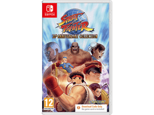 Charger l&#39;image dans la galerie, Pochette de jeu vidéo pour Street Fighter 30th Anniversary Collection. Avec plusieurs personnages en action.
