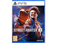 Jaquette de jeu PS5 pour 'Street Fighter', avec un homme musclé en position de combat.