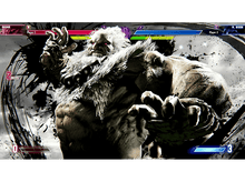 Charger l&#39;image dans la galerie, Deux personnages de jeux vidéo s&#39;affrontent. L&#39;un est grand et aux cheveux blancs, l&#39;autre est une figure musclée.
