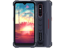 Charger l&#39;image dans la galerie, Un smartphone robuste avec deux caméras à l&#39;arrière et un grand écran visible.
