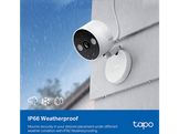 TAPO Caméra de sécurité C120 Wi-Fi Intérieur/Extérieur Blanc (C120 IN/OUT CAMERA)