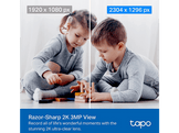TAPO Caméra de sécurité TC71 Pan/Tilt AI Wi-Fi Blanc (TC71 PAN/TILT CAMERA 2K)