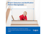TAPO Caméra de sécurité TC71 Pan/Tilt AI Wi-Fi Blanc (TC71 PAN/TILT CAMERA 2K)