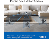 Charger l&#39;image dans la galerie, TAPO Caméra de sécurité TC72 Pan/Tilt AI Wi-Fi  Blanc (TC72 PAN/TILT CAMERA QHD)
