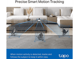 TAPO Caméra de sécurité TC72 Pan/Tilt AI Wi-Fi  Blanc (TC72 PAN/TILT CAMERA QHD)