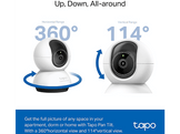 TAPO Caméra de sécurité TC72 Pan/Tilt AI Wi-Fi  Blanc (TC72 PAN/TILT CAMERA QHD)