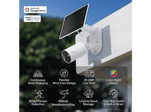 Charger l&#39;image dans la galerie, TAPO Caméra de sécurité TC82 Kit Sans fil intérieur/extérieur Blanc (Tapo TC82 KIT)
