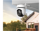 TAPO Caméra de sécurité Wifi pour extérieur TC42 pivotement/inclinaison Blanc (Tapo TC42)