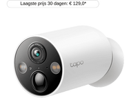 TAPO Caméra de surveillance intelligente sans fil TC85 Blanc (TC85)