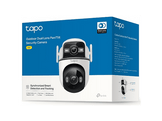 TAPO Caméra extérieure intelligente panoramique/inclinaison TC47 avec deux objectifs
