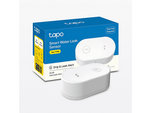 Charger l&#39;image dans la galerie, Une boîte et des capteurs Tapo Smart Water Leak Sensor, avec le logo Tapo et infos produit.
