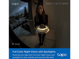 TAPO Sonnette vidéo D210 Noir (TAPO D210)