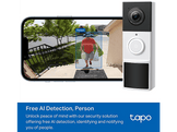 TAPO Sonnette vidéo D210 Noir (TAPO D210)