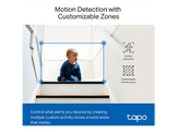 TAPO TC74 Caméra de sécurité intérieure panoramique/inclinable IA Wi-Fi Blanc