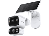 TAPO TC93D KIT Caméra extérieure intelligente panoramique/inclinable solaire avec deux objectifs
