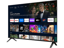 Charger l'image dans la galerie, TV affichant des applications de streaming et des films, avec George Clooney.
