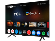 Charger l&#39;image dans la galerie, Grand téléviseur TCL Google, affichant un menu d&#39;applications.
