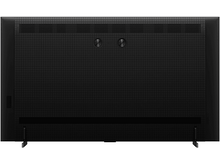 Charger l&#39;image dans la galerie, L&#39;arrière d&#39;un téléviseur noir avec un motif quadrillé et deux détails circulaires.
