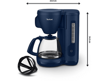 Charger l&#39;image dans la galerie, TEFAL Cafetière à filtre Morning Bleu (CM2M1410)
