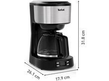 Charger l&#39;image dans la galerie, TEFAL Cafetière à filtre New Equinox (CM520D10)
