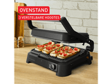 TEFAL GC520D SuperGrill 3-en-1 XL Gril de contact Acier inoxydable et Noir