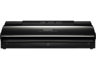 Scelleuse sous vide Tefal Vacupack Classic noire sur fond blanc.
