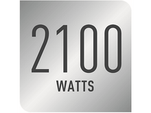 Charger l&#39;image dans la galerie, Un carré gris avec les chiffres &#39;2100&#39; et le mot &#39;WATTS&#39; en noir, centrés.
