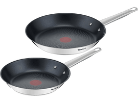 TEFAL Poêles Cook Eat 24-28 cm lot de 2 (B922S204)