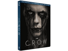 Charger l'image dans la galerie, Coffret Blu-ray The Crow. Un homme avec du maquillage noir et des cheveux foncés, avec du texte.
