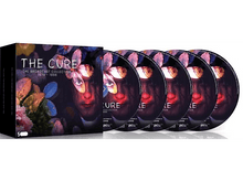 Charger l'image dans la galerie, Un coffret de CD de The Cure, avec 5 disques et une couverture avec un visage.
