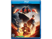 Charger l'image dans la galerie, Jaquette Blu-ray du film 'The Flash', avec Flash, Batman et Supergirl dans une scène remplie d'éclairs.
