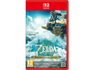 Boîte de jeu Nintendo Switch pour The Legend of Zelda : Tears of the Kingdom, avec une couverture rouge.