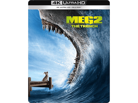 Couverture du film Meg 2 avec un requin sur le point d