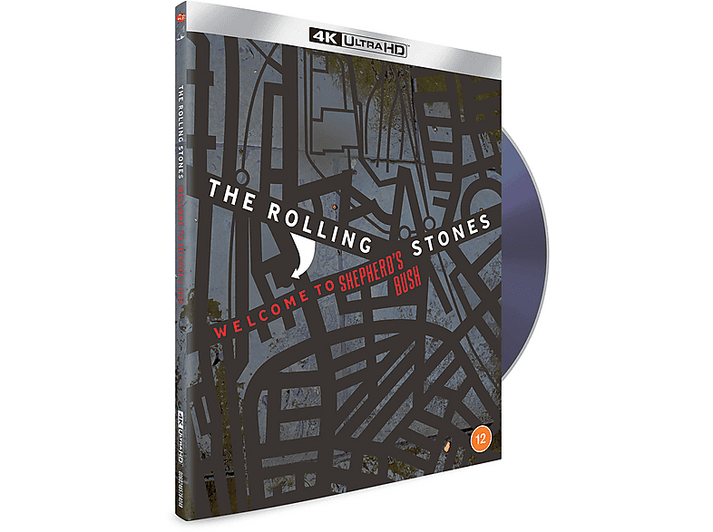 Blu-ray 4K Ultra HD des Rolling Stones 'Welcome to Shepherd's Bush'.