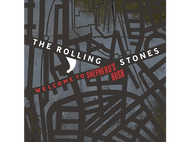 Carte avec texte : The Rolling Stones, Bienvenue à Shepherd's Bush.
