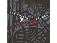 Texte “The Rolling Stones” avec “Welcome to Shepherd’s Bush” sur une carte.