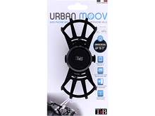 Charger l&#39;image dans la galerie, Support de téléphone pour vélo noir, idéal pour téléphones jusqu&#39;à 7&quot;.
