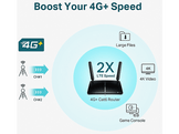 TP LINK 4G+ Cat 6 Dual-Band Routeur sans fil AC1200 Gigabit (Archer MR600)
