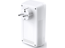 Charger l&#39;image dans la galerie, Adaptateur secteur blanc avec deux broches et une prise à trois trous.
