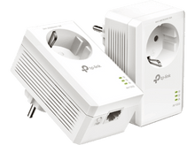 Charger l&#39;image dans la galerie, TP-LINK Powerline Kit CPL AV1000 Gigabit avec prise gigogne (TL-PA7017P KIT(FR))
