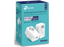 Charger l&#39;image dans la galerie, TP-LINK Powerline Kit CPL AV1000 Gigabit avec prise gigogne (TL-PA7017P KIT(FR))
