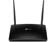 Routeur TP-Link noir avec antennes.