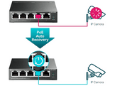 TP-LINK Smartswitch TL-SG105PE 5-port Gigabit Easy avec 4 ports PoE+ Noir (TL-SG105PE PoE+ Switch) Switch