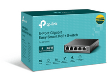 Charger l&#39;image dans la galerie, TP-LINK Smartswitch TL-SG105PE 5-port Gigabit Easy avec 4 ports PoE+ Noir (TL-SG105PE PoE+ Switch)
