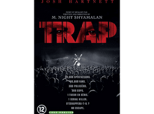 Charger l&#39;image dans la galerie, Couverture du film &#39;Trap&#39; avec une foule, des lumières de scène et un visage au centre.
