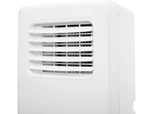 Charger l&#39;image dans la galerie, Climatiseur blanc avec une ventilation sur le côté.
